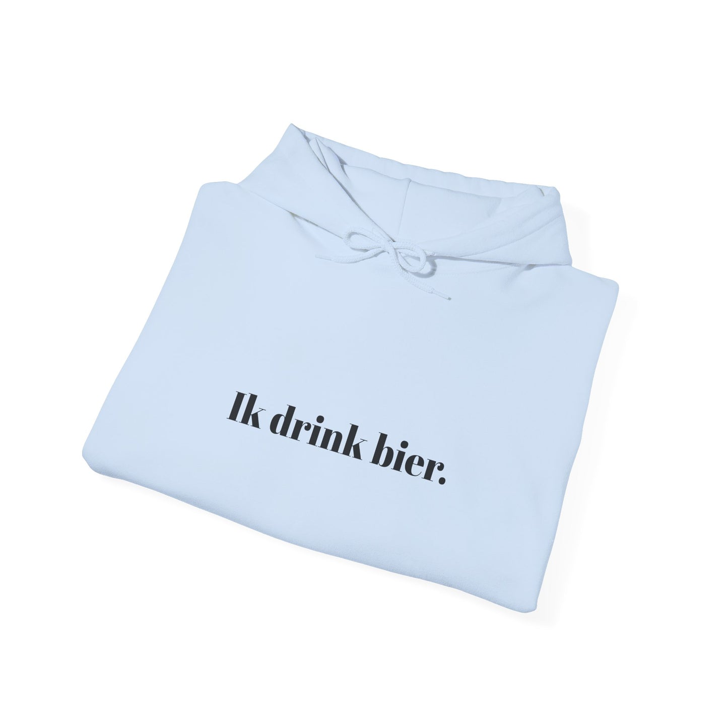 Ik drink bier.