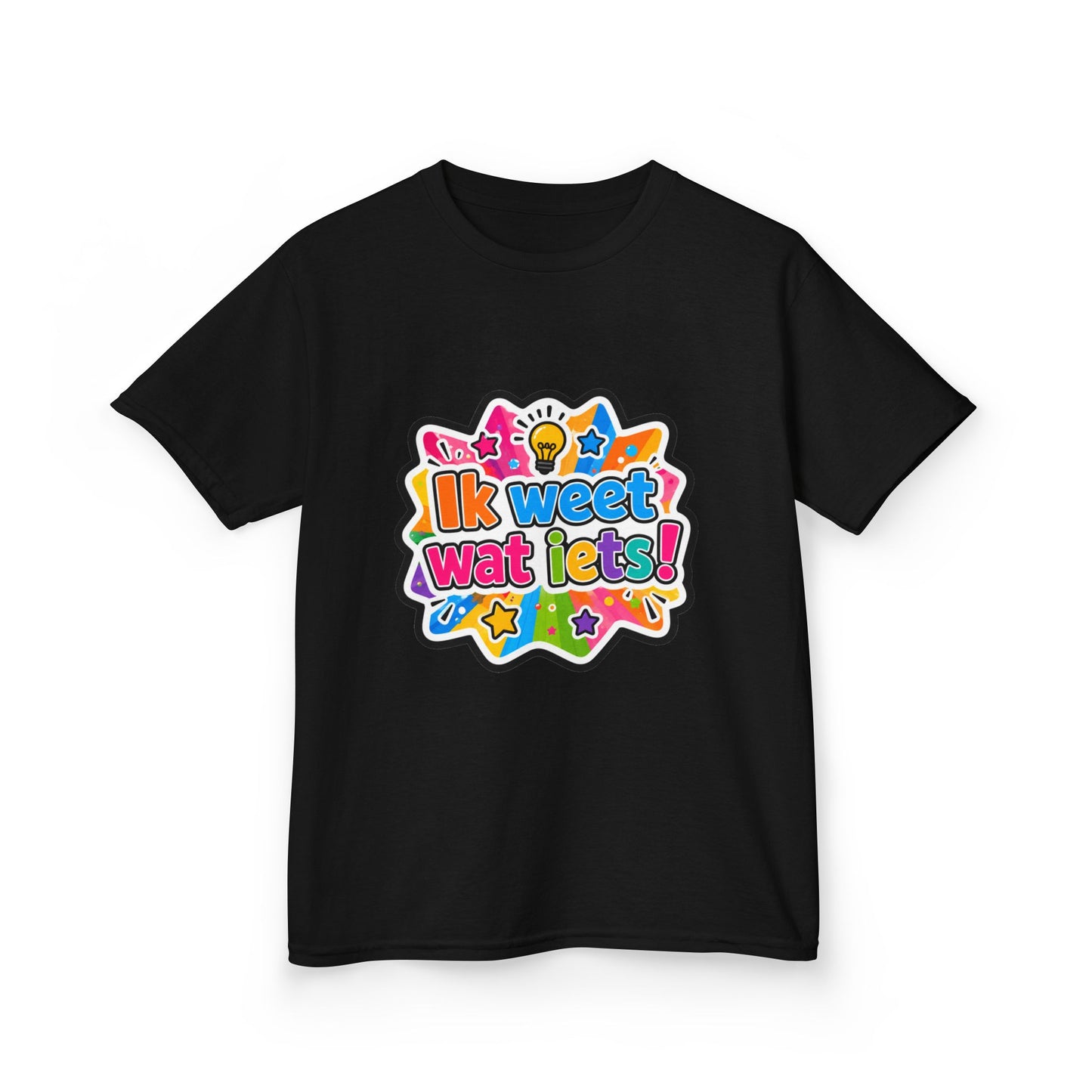 'Ik weet wat iets!' - Prikkels kids t-shirt