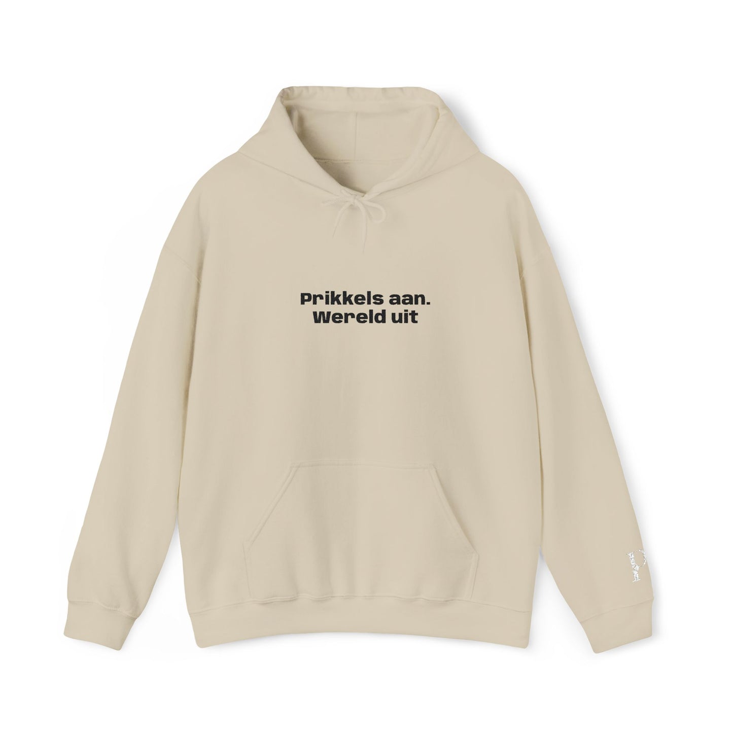 'Prikkels aan. Wereld uit.' - Prikkels Hoodie