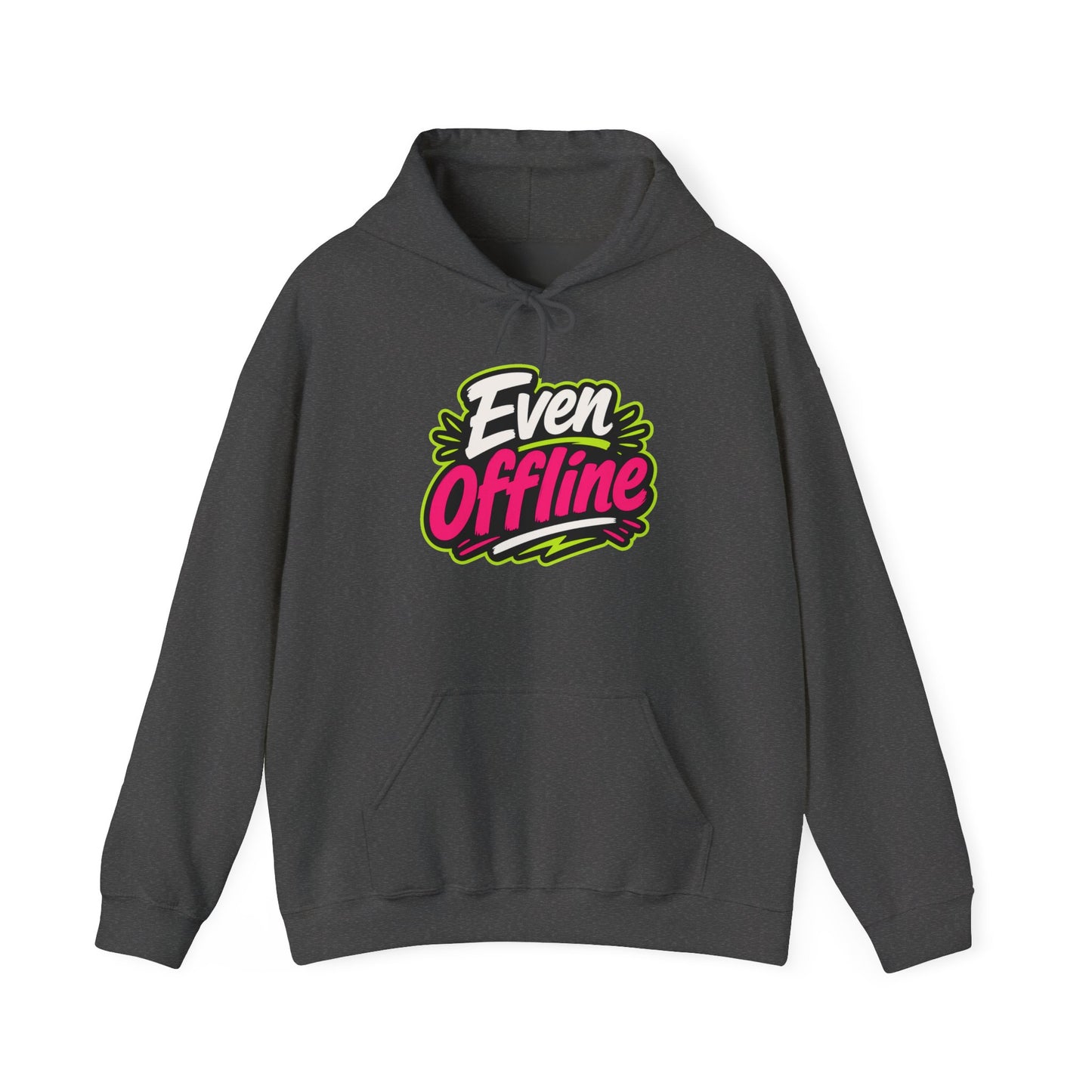 'Even offline' — Prikkels Hoodie