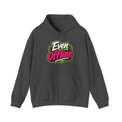 'Even offline' — Prikkels Hoodie