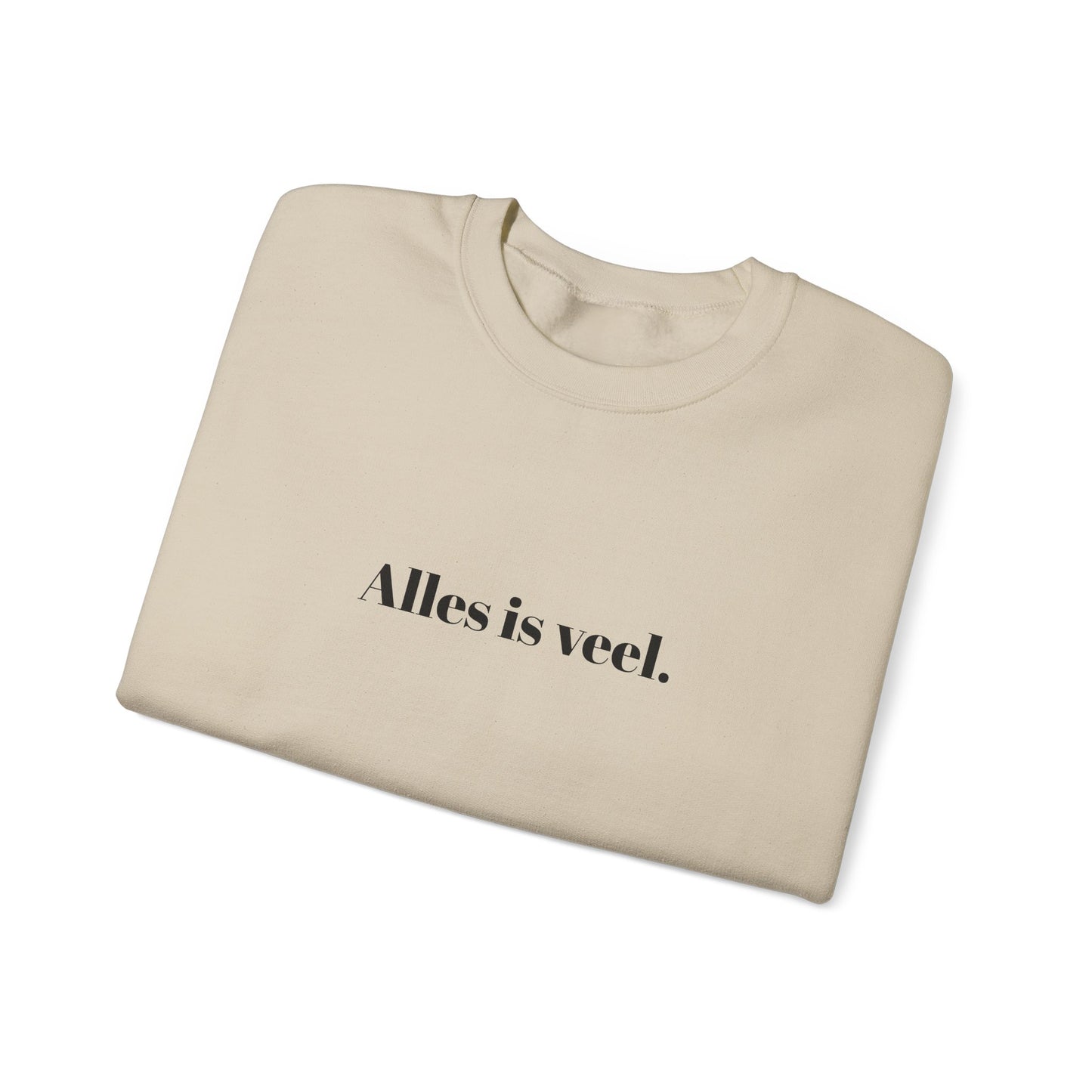 Alles is veel.