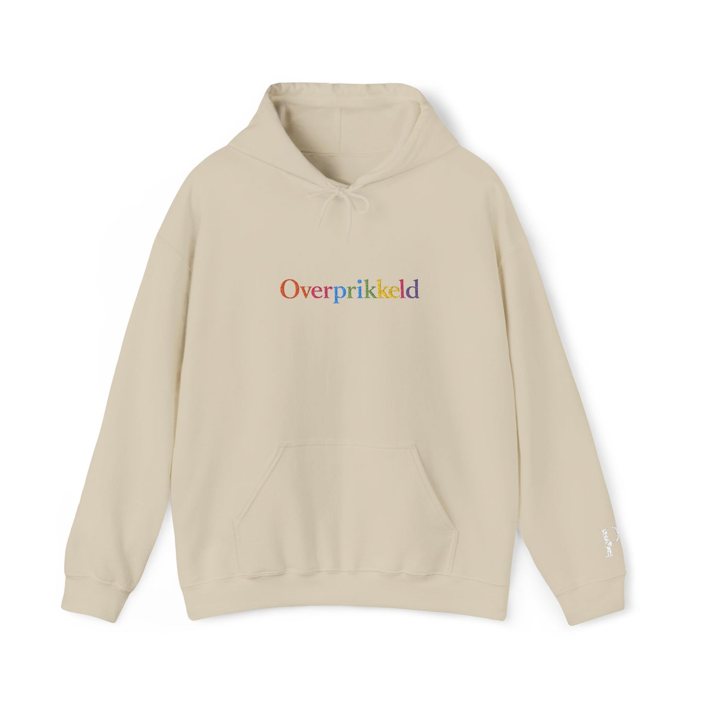 'Overprikkeld' - Prikkels Embroidery Hoodie