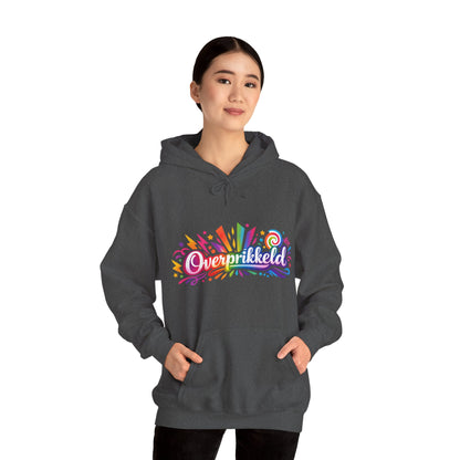 'Overprikkeld voorkant' — Prikkels Hoodie