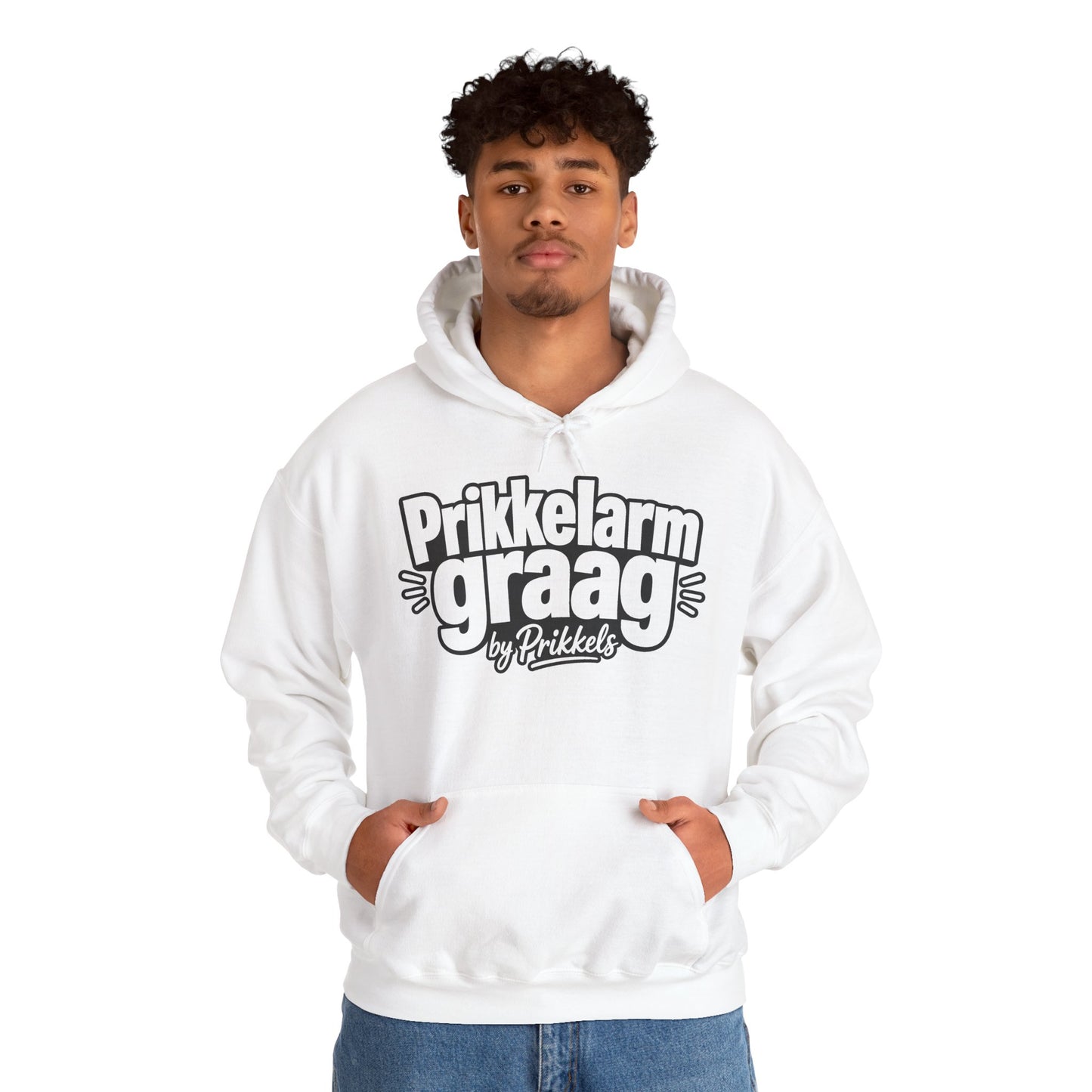 'Prikkelarm graag' — Prikkels Hoodie