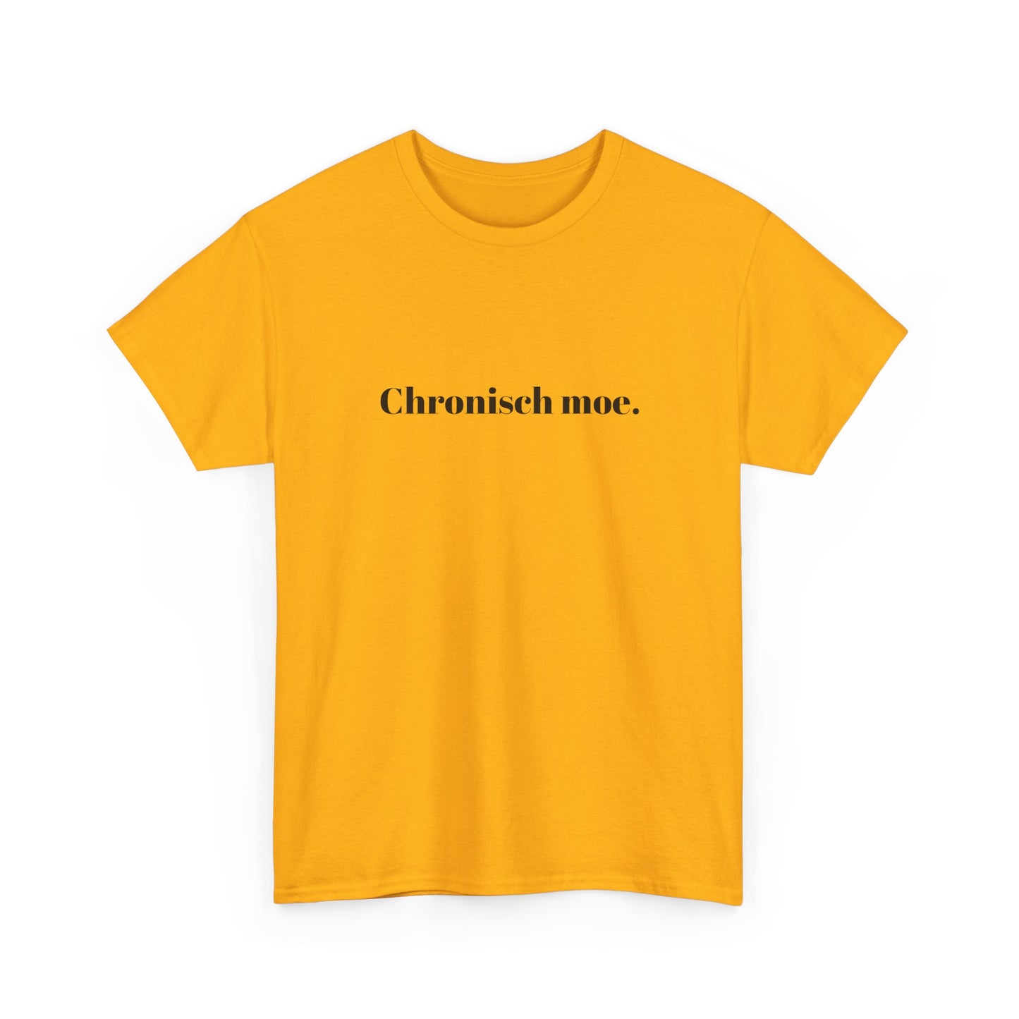 Chronisch moe.
