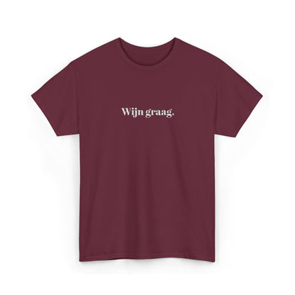 Wijn graag. T‑Shirt