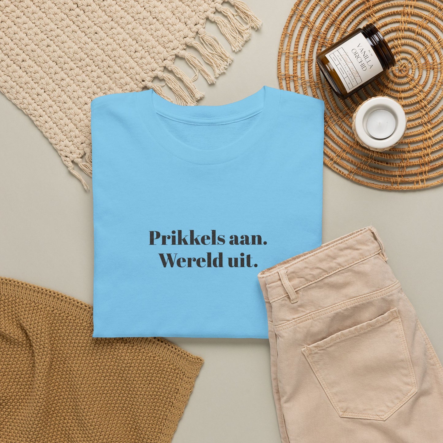 Prikkels aan. Wereld uit. - T‑Shirt