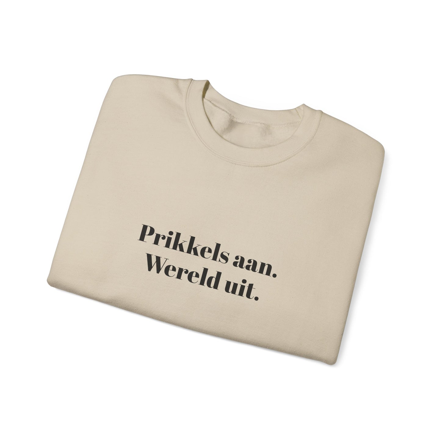 Prikkels aan. Wereld uit.