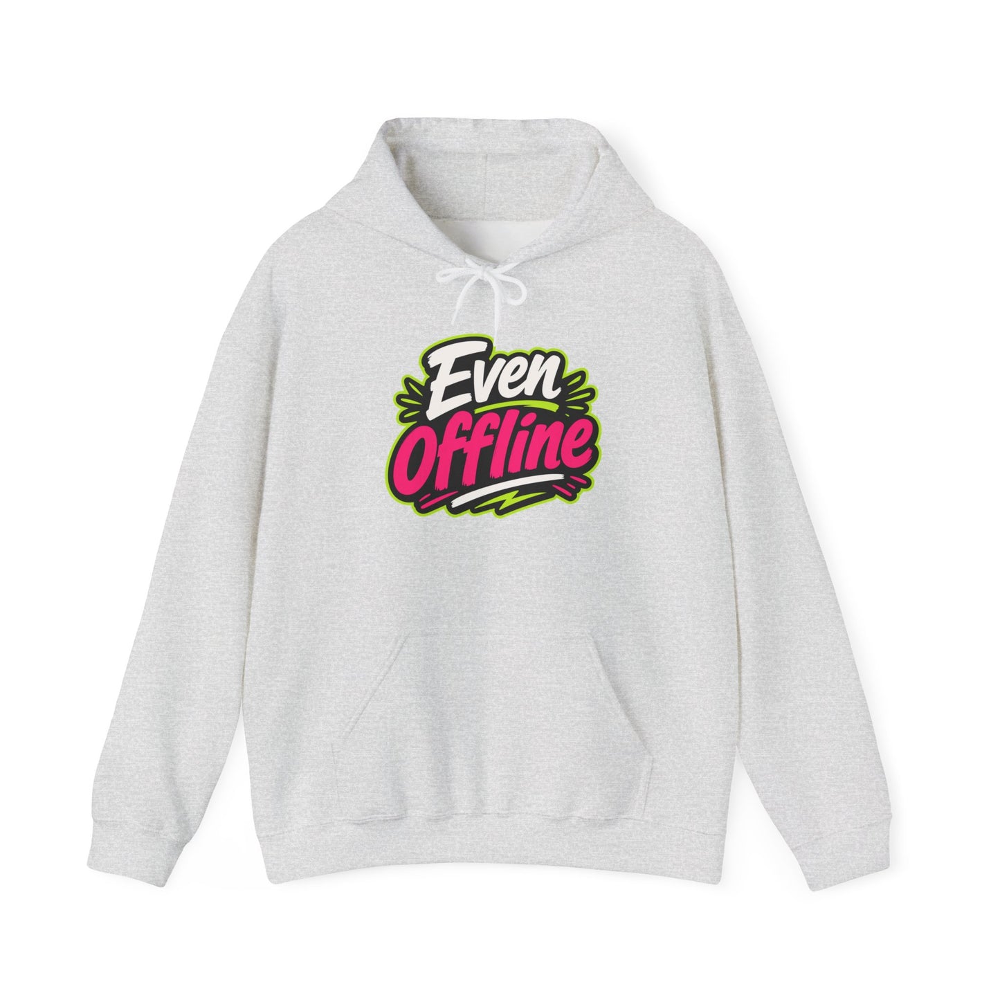 'Even offline' — Prikkels Hoodie