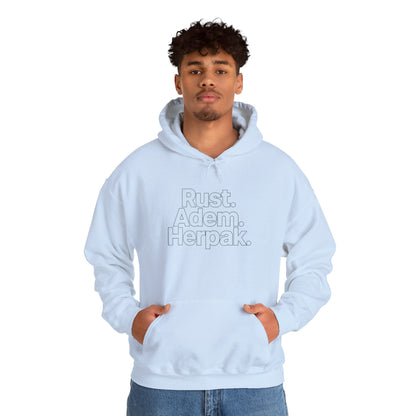 'Rust.Adem.Herpak.' — Prikkels Hoodie