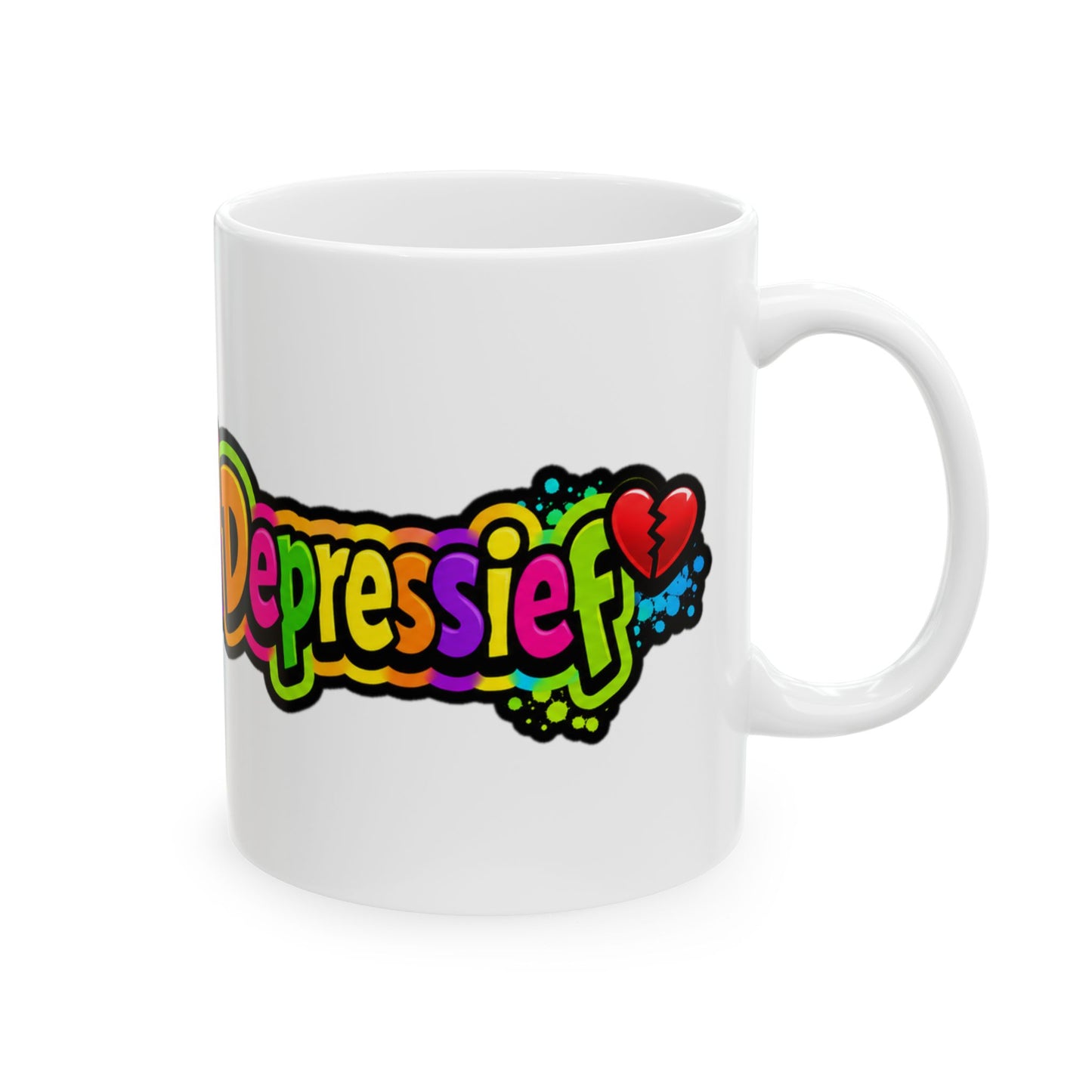 'Functioneel Depressief' - koffie mok prikkels