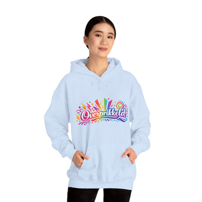 'Overprikkeld voorkant' — Prikkels Hoodie