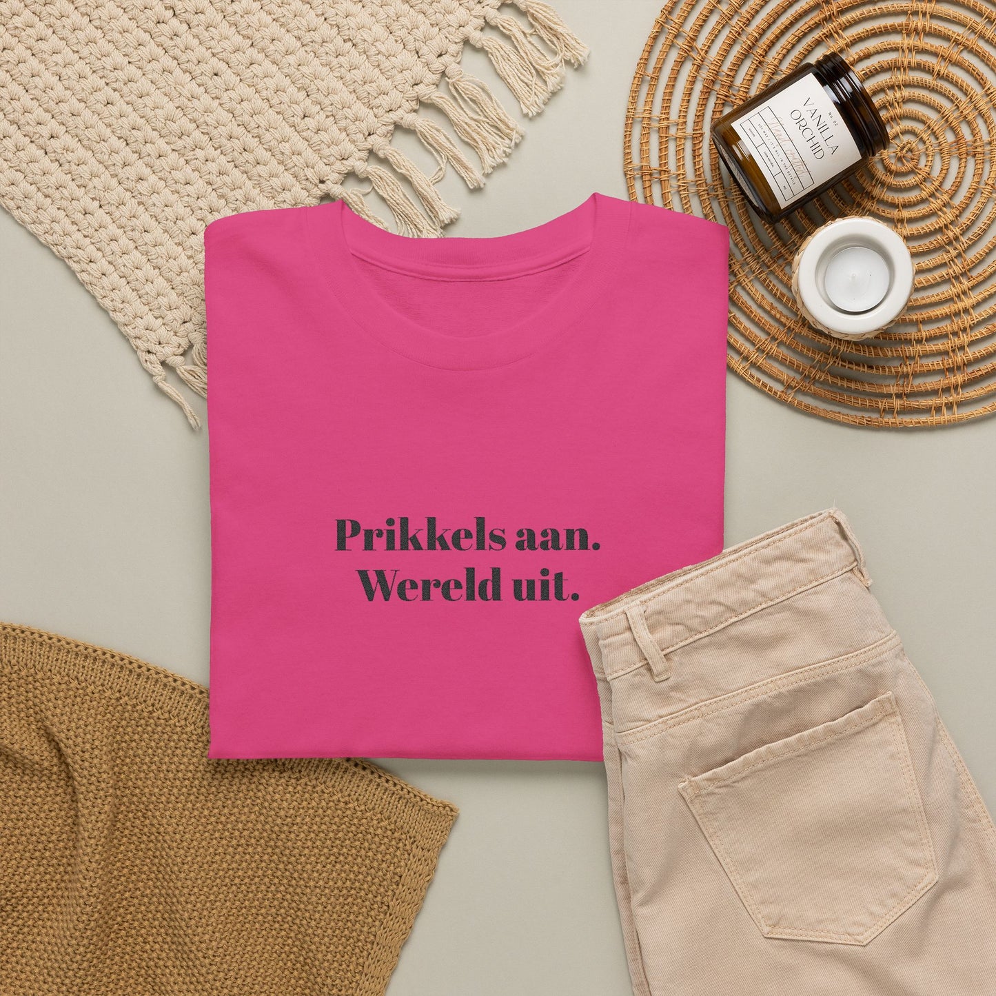 Prikkels aan. Wereld uit. - T‑Shirt
