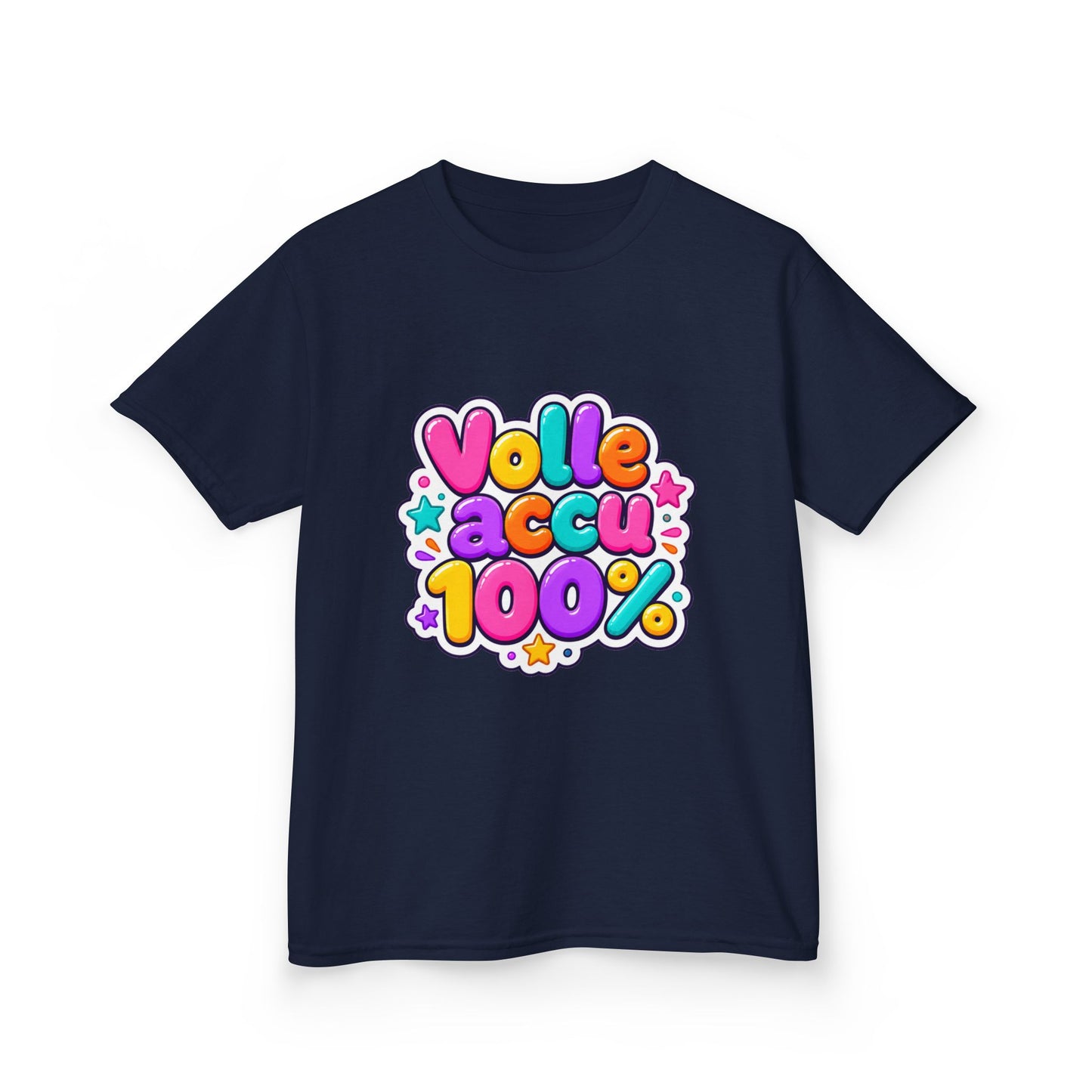 'Volle accu' - Prikkels kids t-shirt