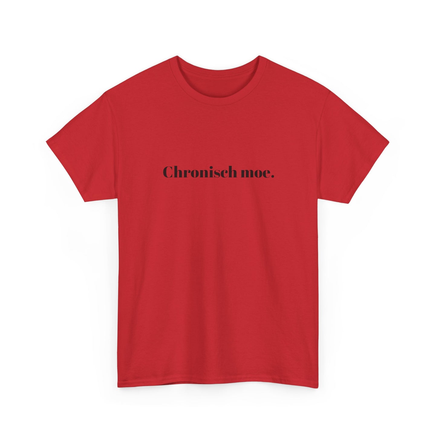 Chronisch moe.