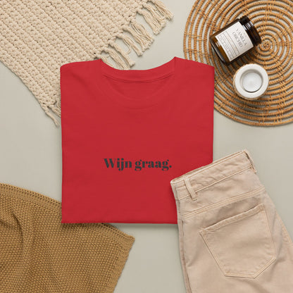 Wijn graag. T‑Shirt