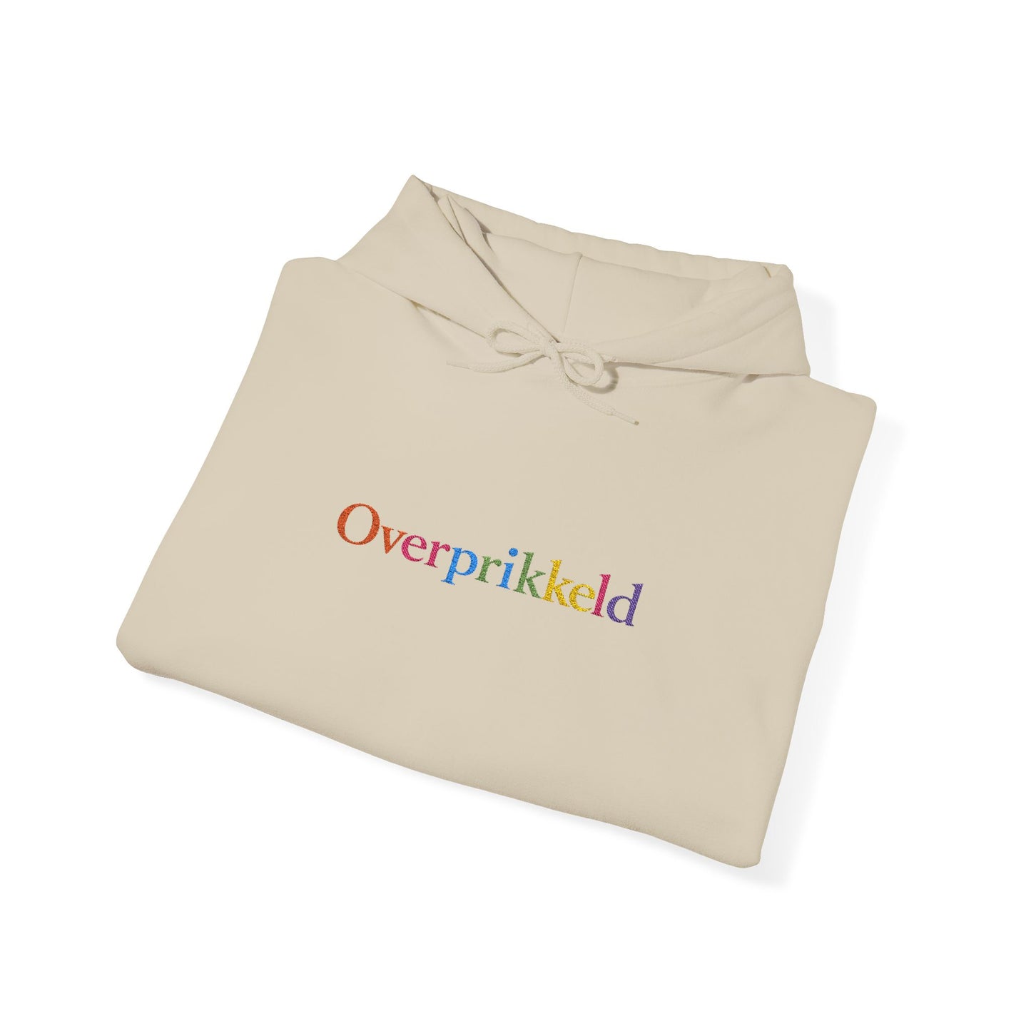 'Overprikkeld' - Prikkels Embroidery Hoodie