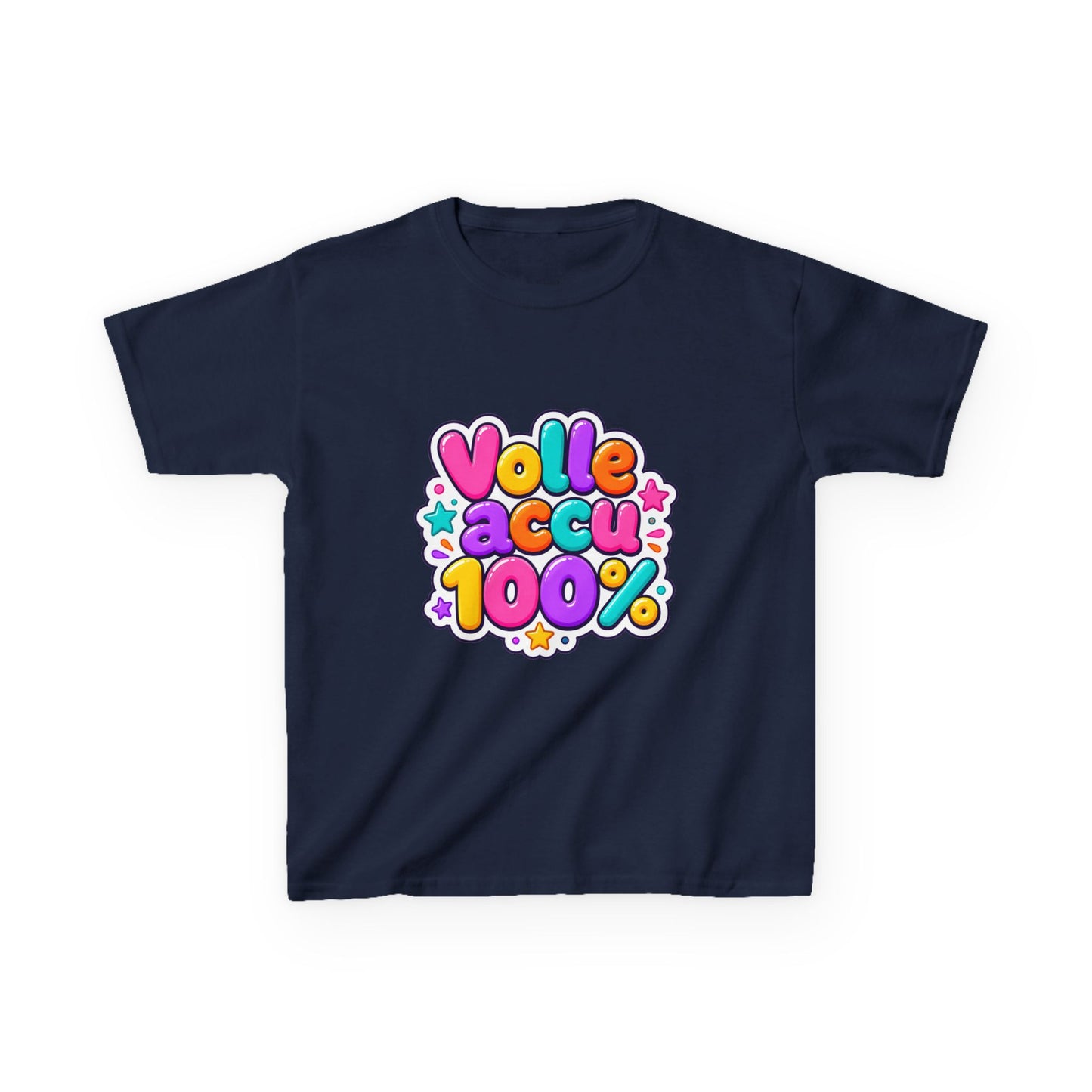 'Volle accu' - Prikkels kids t-shirt