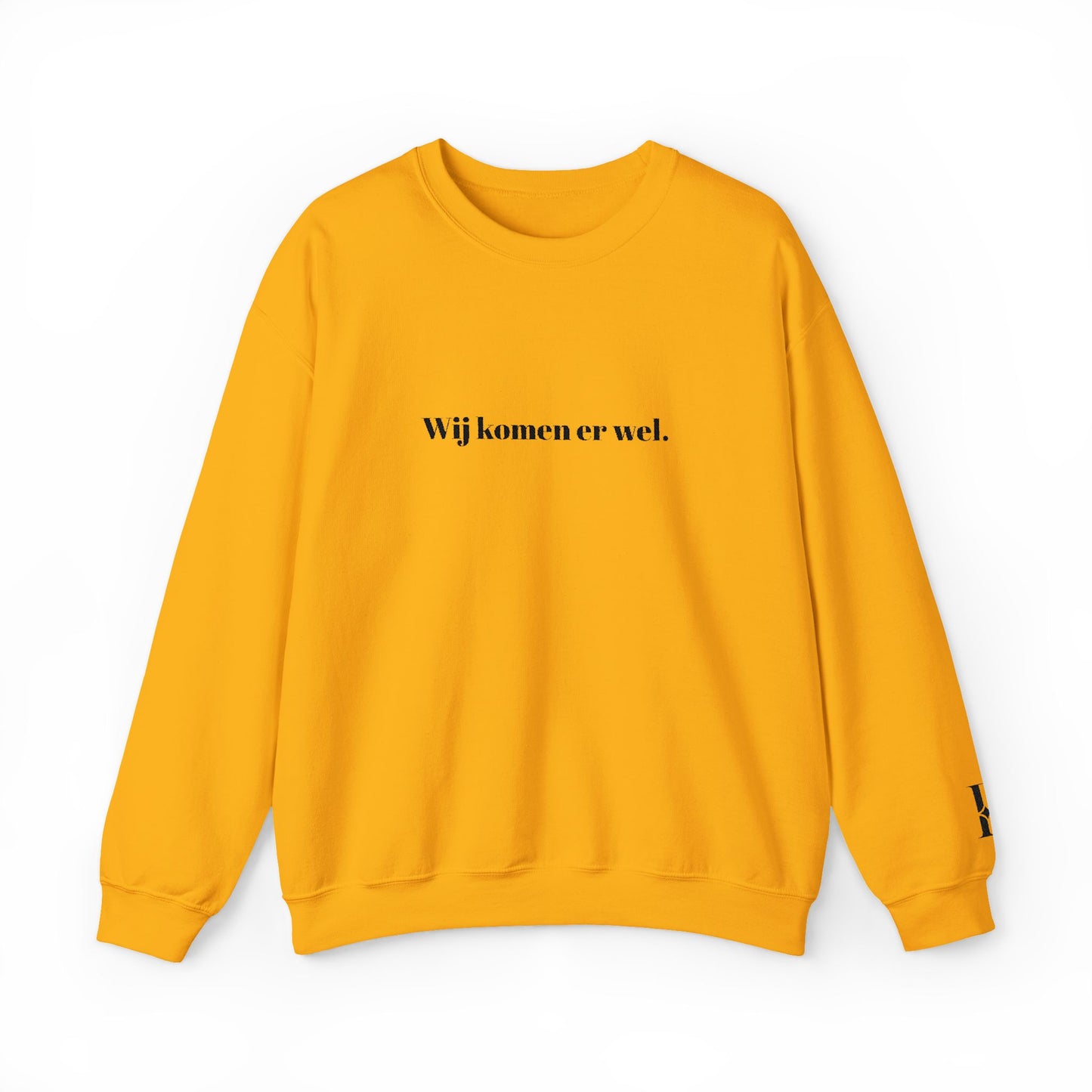 'Wij komen er wel.' - Prikkels trui