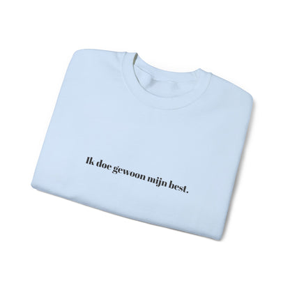 'Ik doe gewoon mijn best' - Prikkels trui