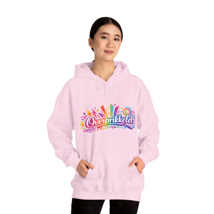 'Overprikkeld voorkant' — Prikkels Hoodie