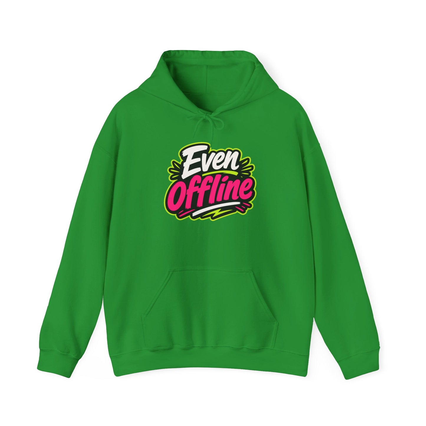 'Even offline' — Prikkels Hoodie