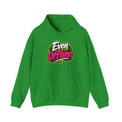 'Even offline' — Prikkels Hoodie