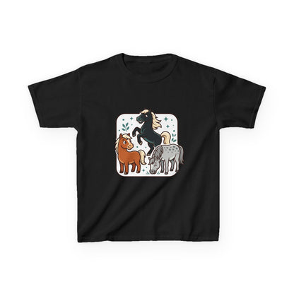 'Paarden' - Prikkels kids t-shirt