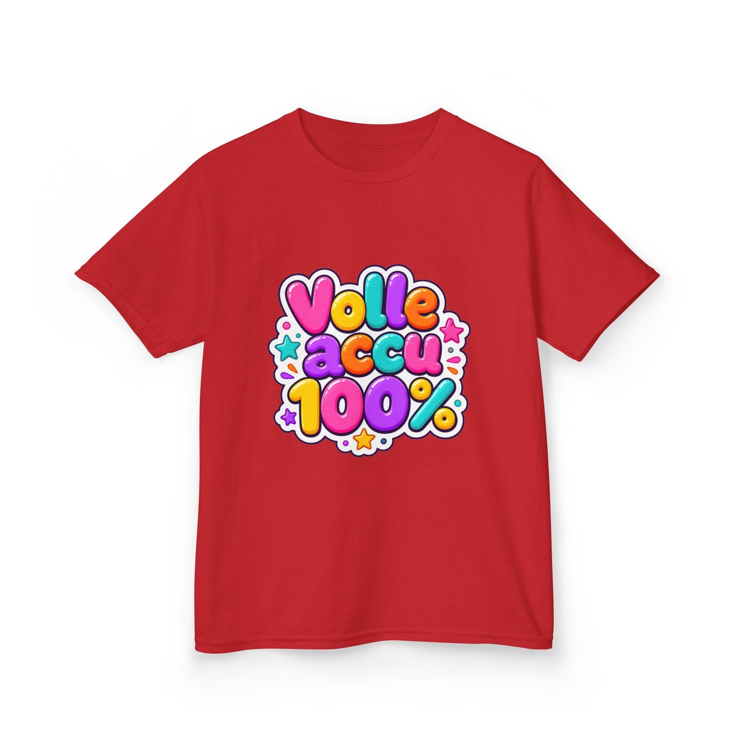 'Volle accu' - Prikkels kids t-shirt