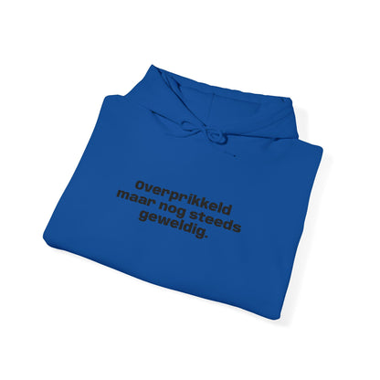 'Overprikkeld maar nog steeds geweldig' - Prikkels Embroidery Hoodie