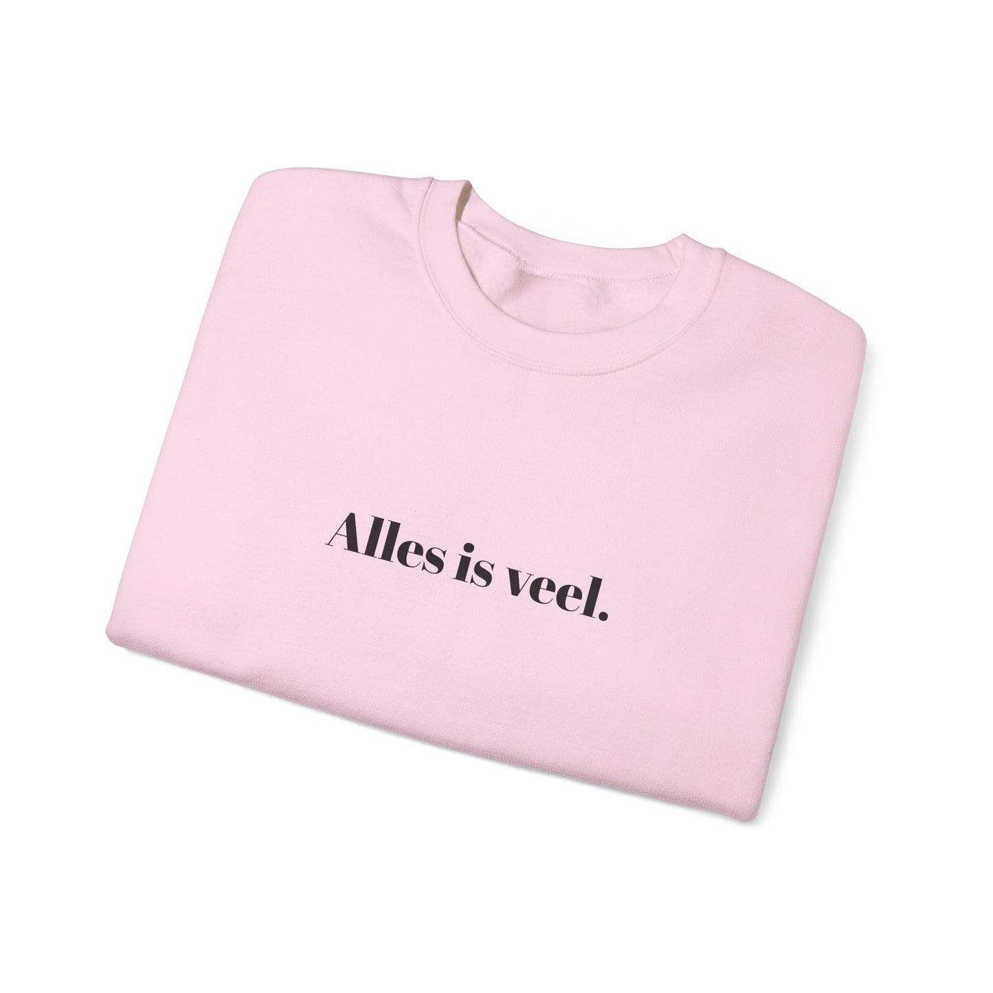 Alles is veel.