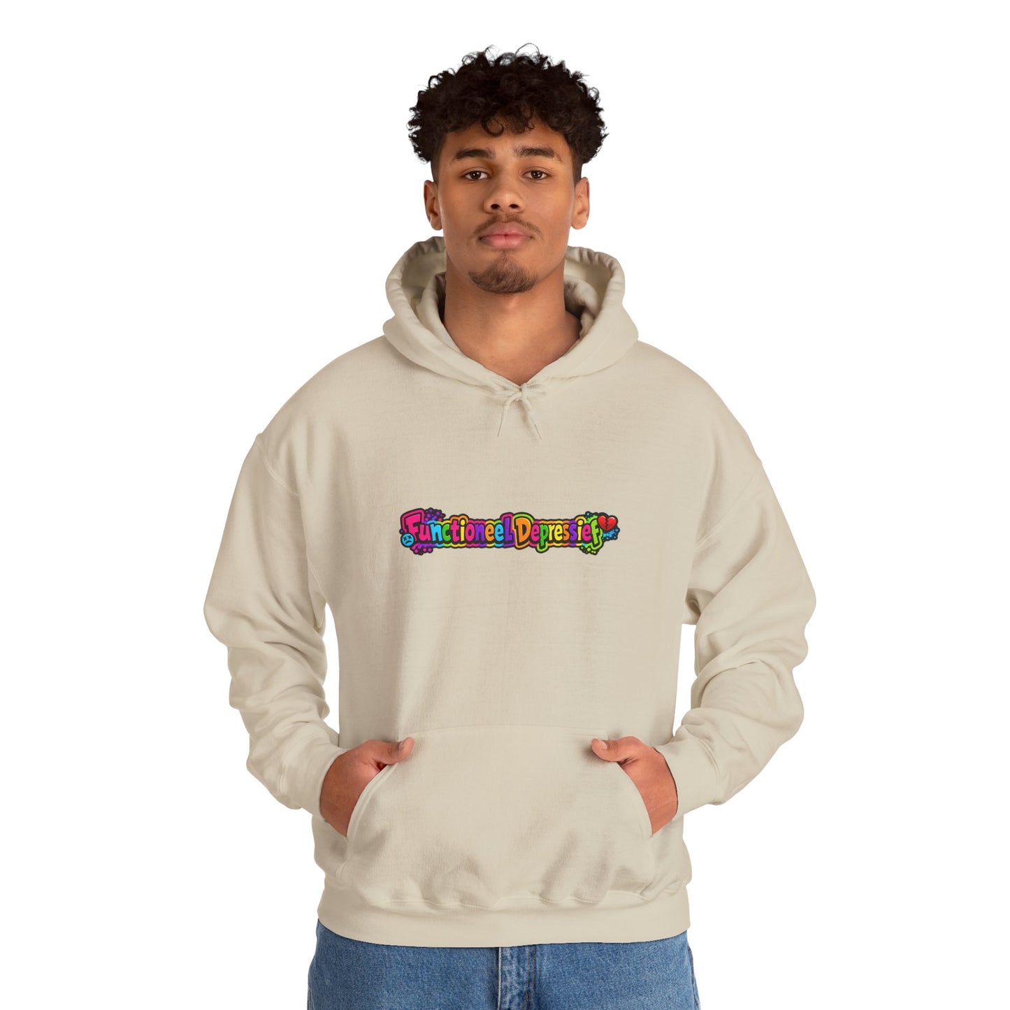 'Functioneel depressief' — Prikkels Hoodie