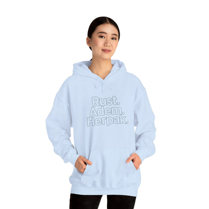 'Rust.Adem.Herpak.' — Prikkels Hoodie