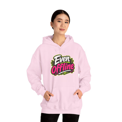 'Even offline' — Prikkels Hoodie