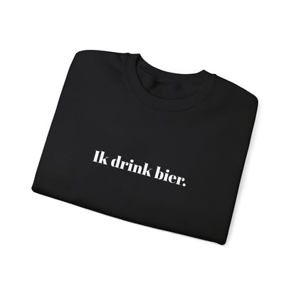 Ik drink bier.