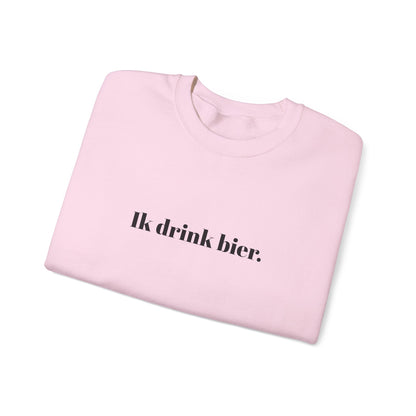 Ik drink bier.