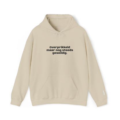 'Overprikkeld maar nog steeds geweldig' - Prikkels Embroidery Hoodie
