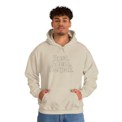 'Rust.Adem.Herpak.' — Prikkels Hoodie