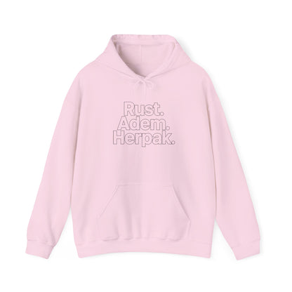 'Rust.Adem.Herpak.' — Prikkels Hoodie