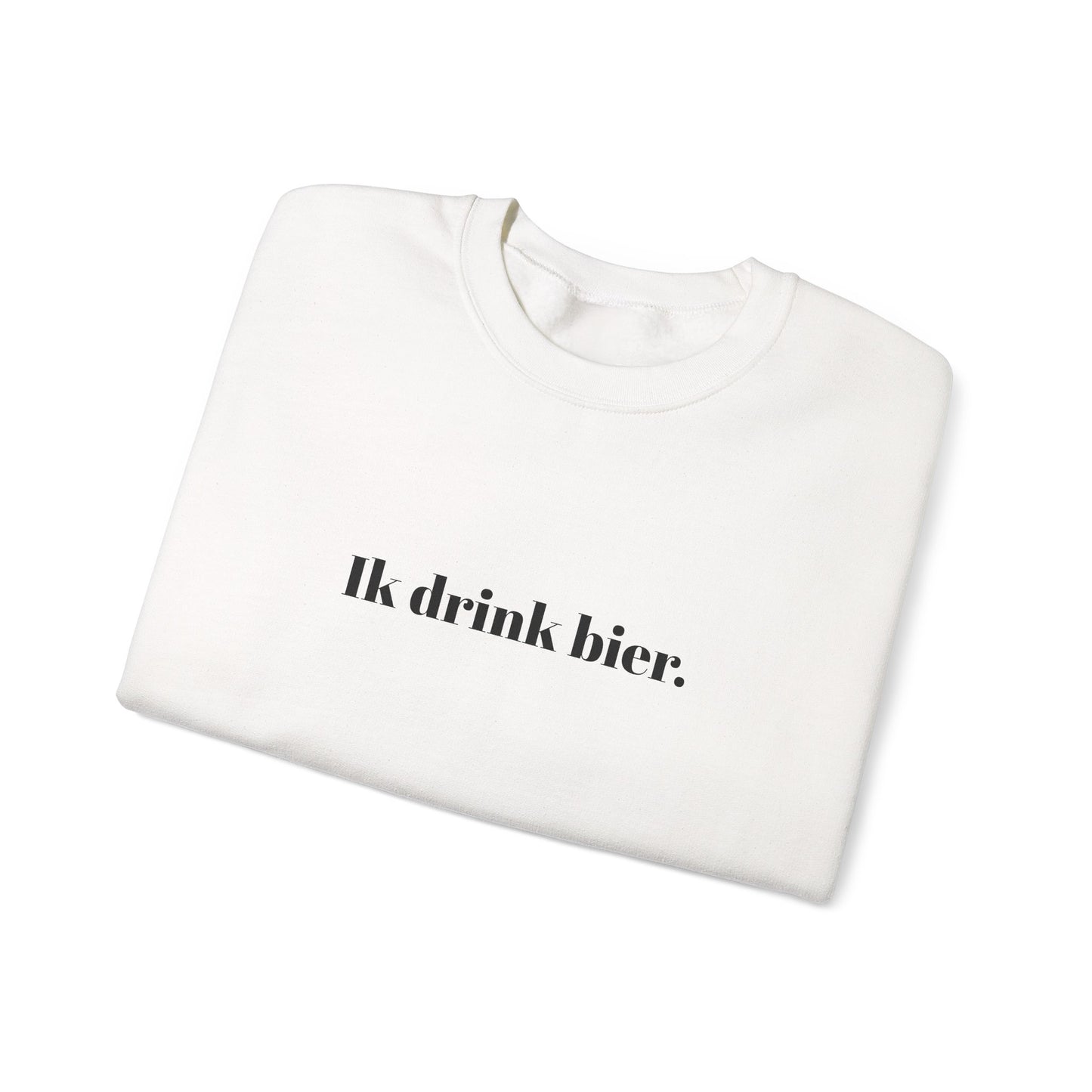 Ik drink bier.