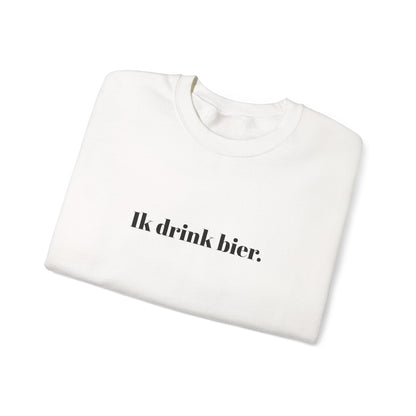 Ik drink bier.