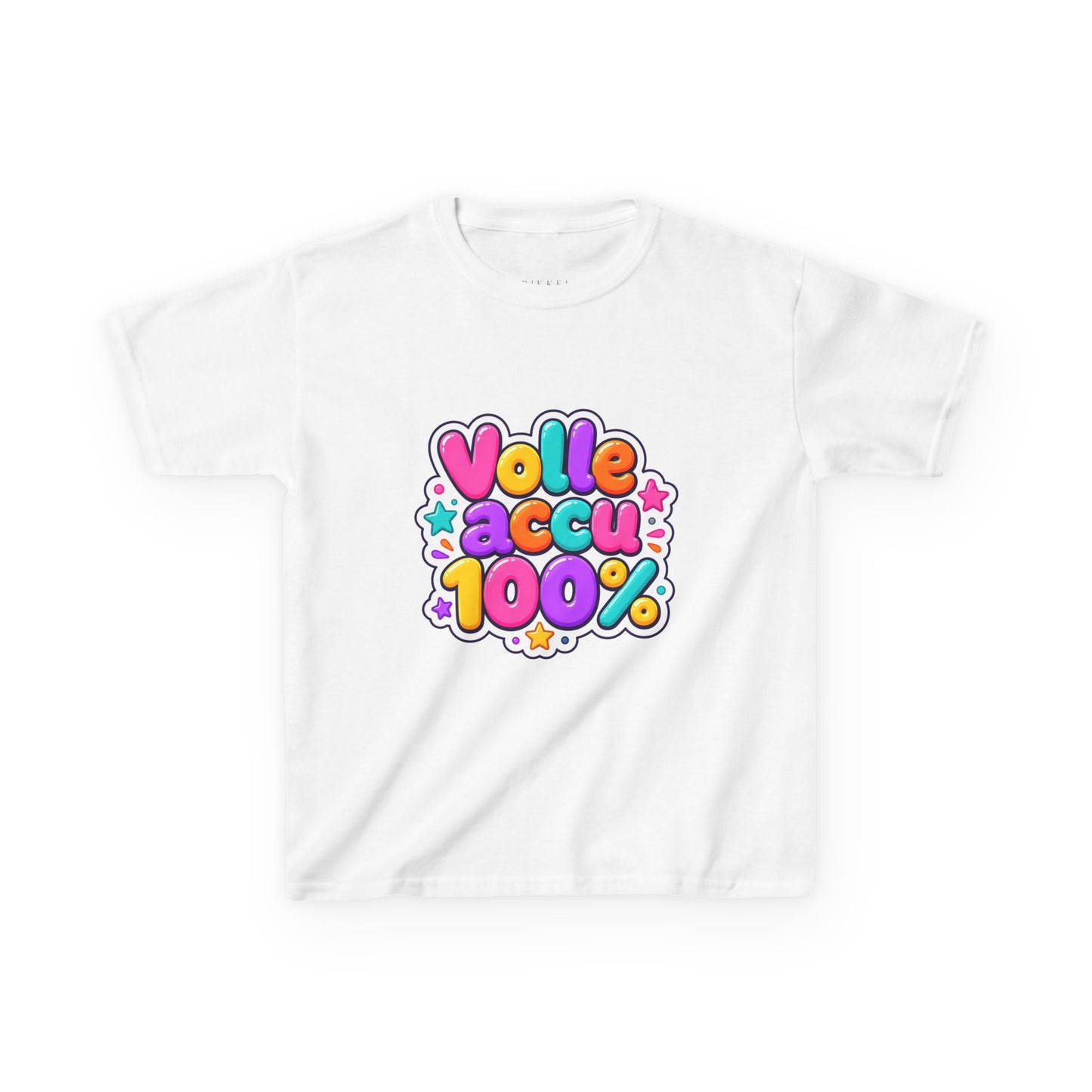 'Volle accu' - Prikkels kids t-shirt