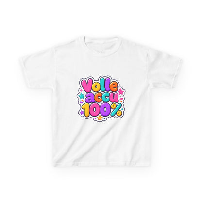'Volle accu' - Prikkels kids t-shirt