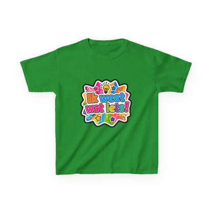 'Ik weet wat iets!' - Prikkels kids t-shirt
