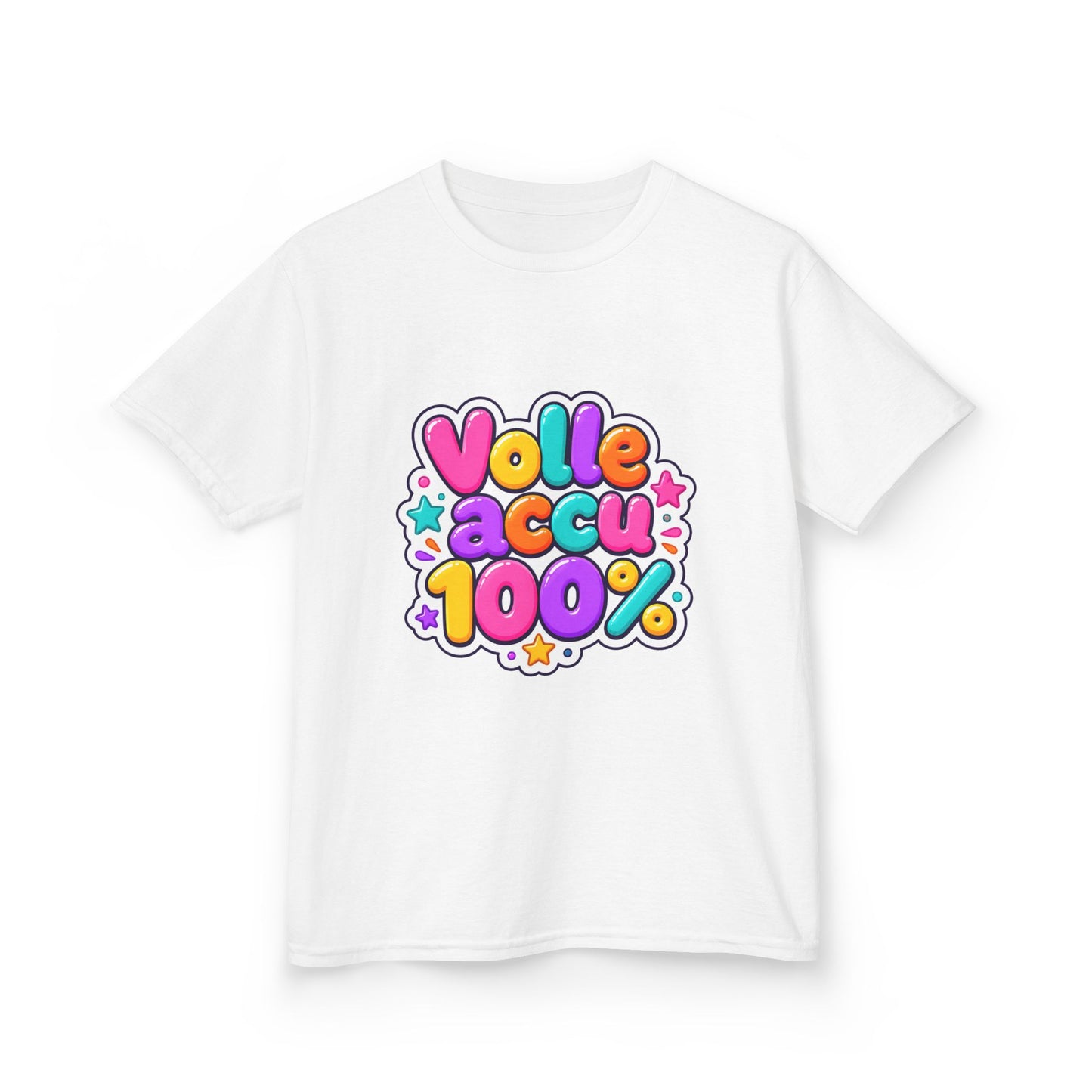 'Volle accu' - Prikkels kids t-shirt