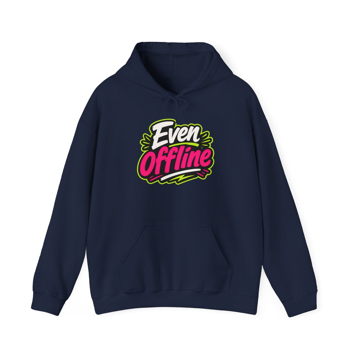 'Even offline' — Prikkels Hoodie