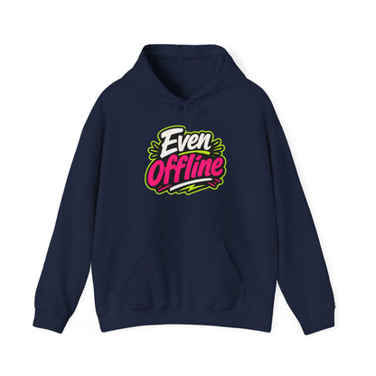 'Even offline' — Prikkels Hoodie