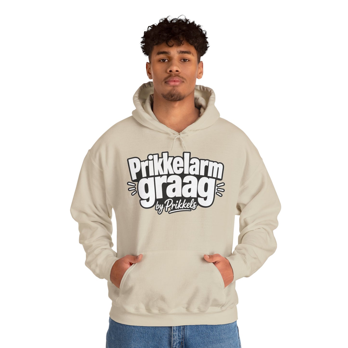'Prikkelarm graag' — Prikkels Hoodie