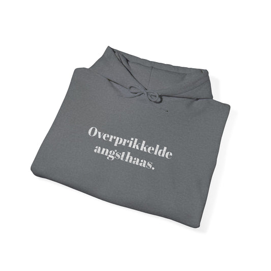 'Overprikkelde angsthaas.' - Prikkels Embroidery Hoodie